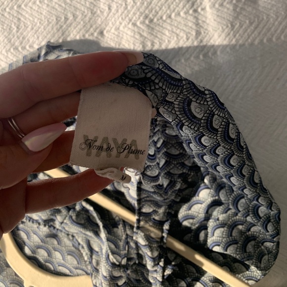 Urban outfitters blue patterned blouse. - Picture 2 of 3